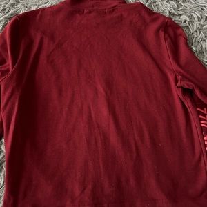 Long sleeves -Top burgundy . Used good condition.